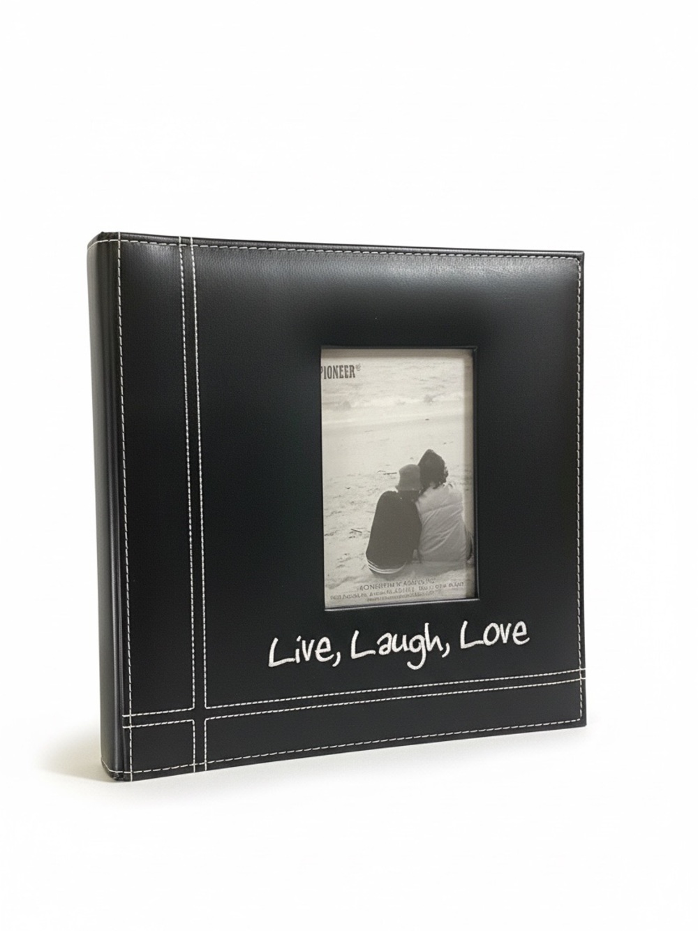 NWT Pioneer 4x6 Photo Album - Black Leather Cover - Holds 200 Photos